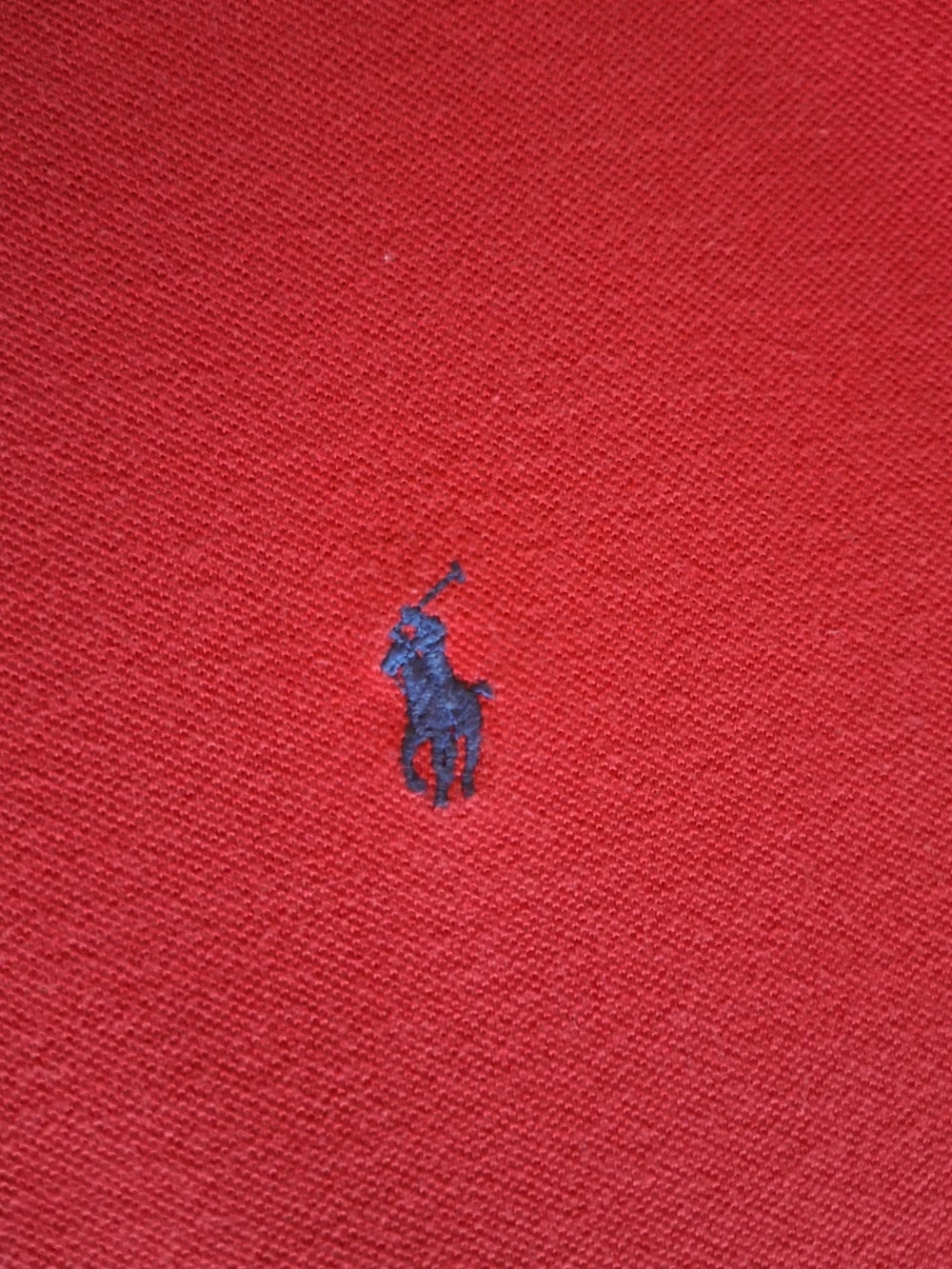 Ralph Lauren Red Short-Sleeve Polo with Embroidered Pony